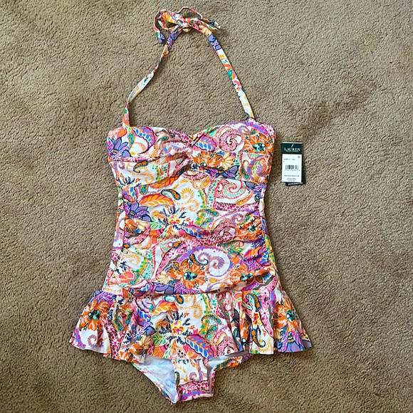 Ralph Lauren Swim Nwt Ralph Lauren One Piece Swim Dress Poshmark